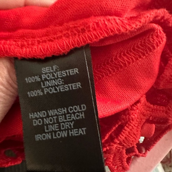 Lulus Genevieve Red Off-the-Shoulder Lace Dress - Picture 5 of 8